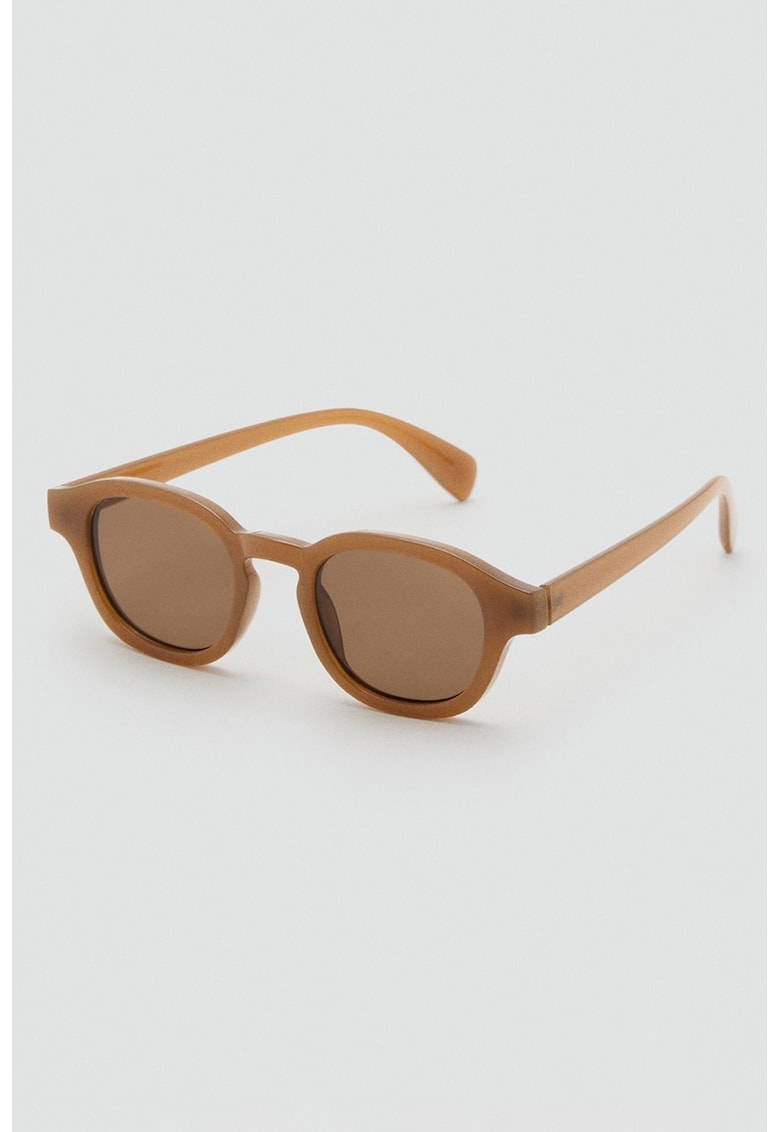 Ochelari de soare cu lentile uni Pantos - Maro camel