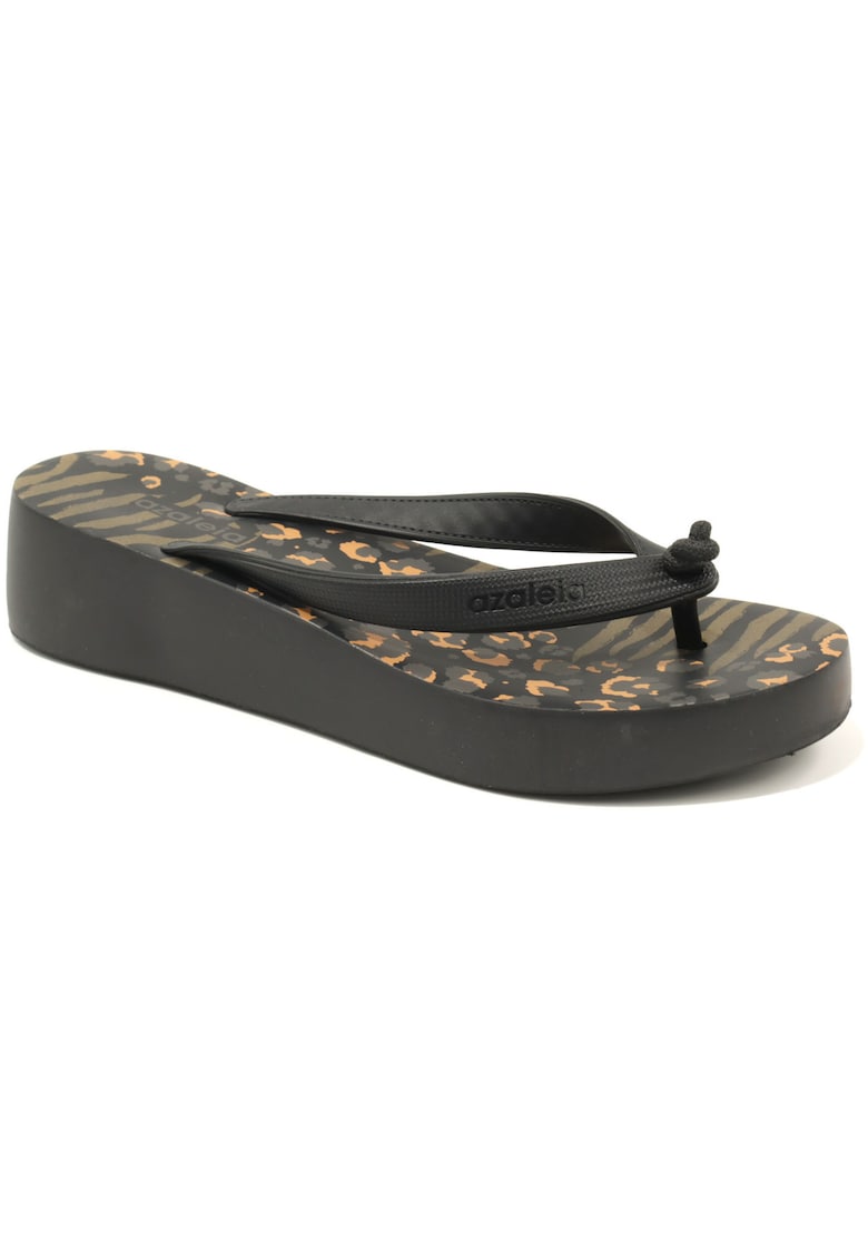 Slapi dama Mari Print Light Plat 18444 91316 - Negru
