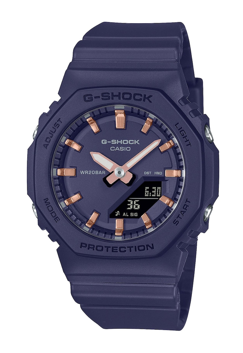 Ceas G-Shock GMA-P2100M-2AER - albastru - mecanism quartz - rezistent la apa 20 ATM - curea din cauciuc