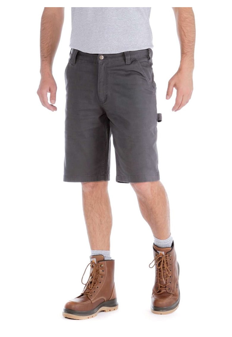 Pantaloni scurti barbati Rigby Dungaree - Bumbac - Gri