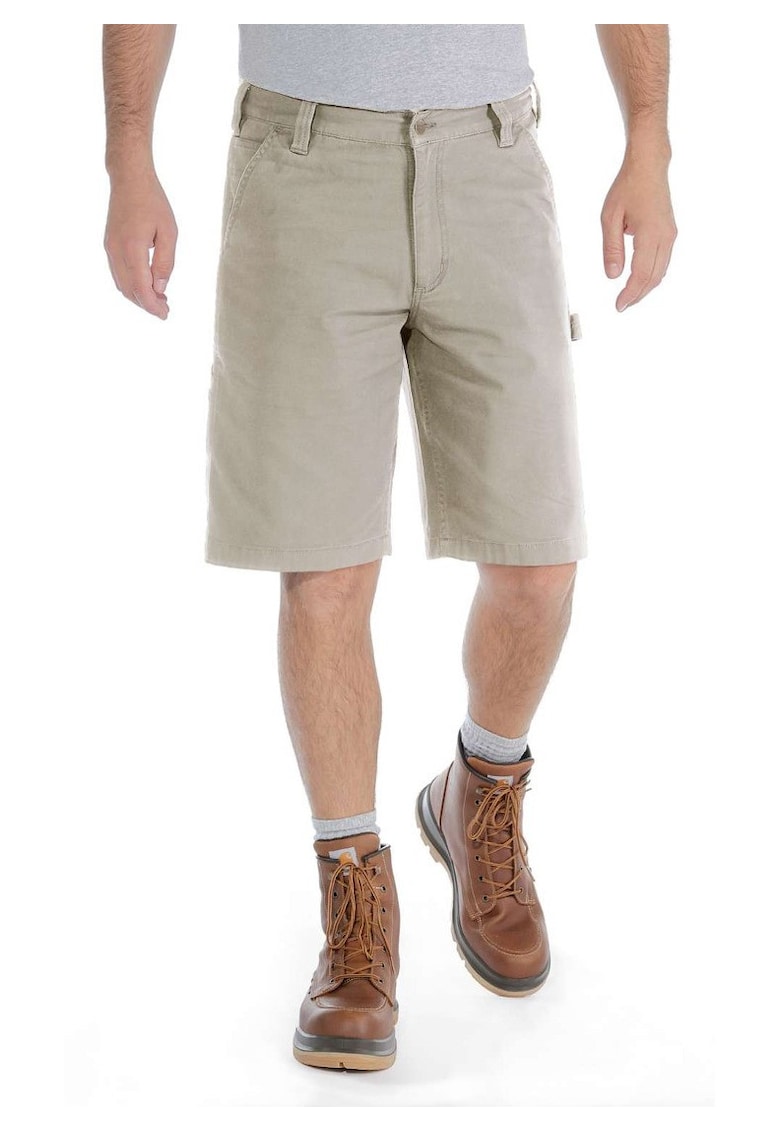 Pantaloni scurti barbati Rigby Dungaree - Bumbac - Tan