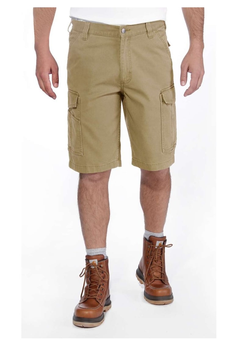 Pantaloni scurti barbati Rigby Rugged - Bumbac - Kaki