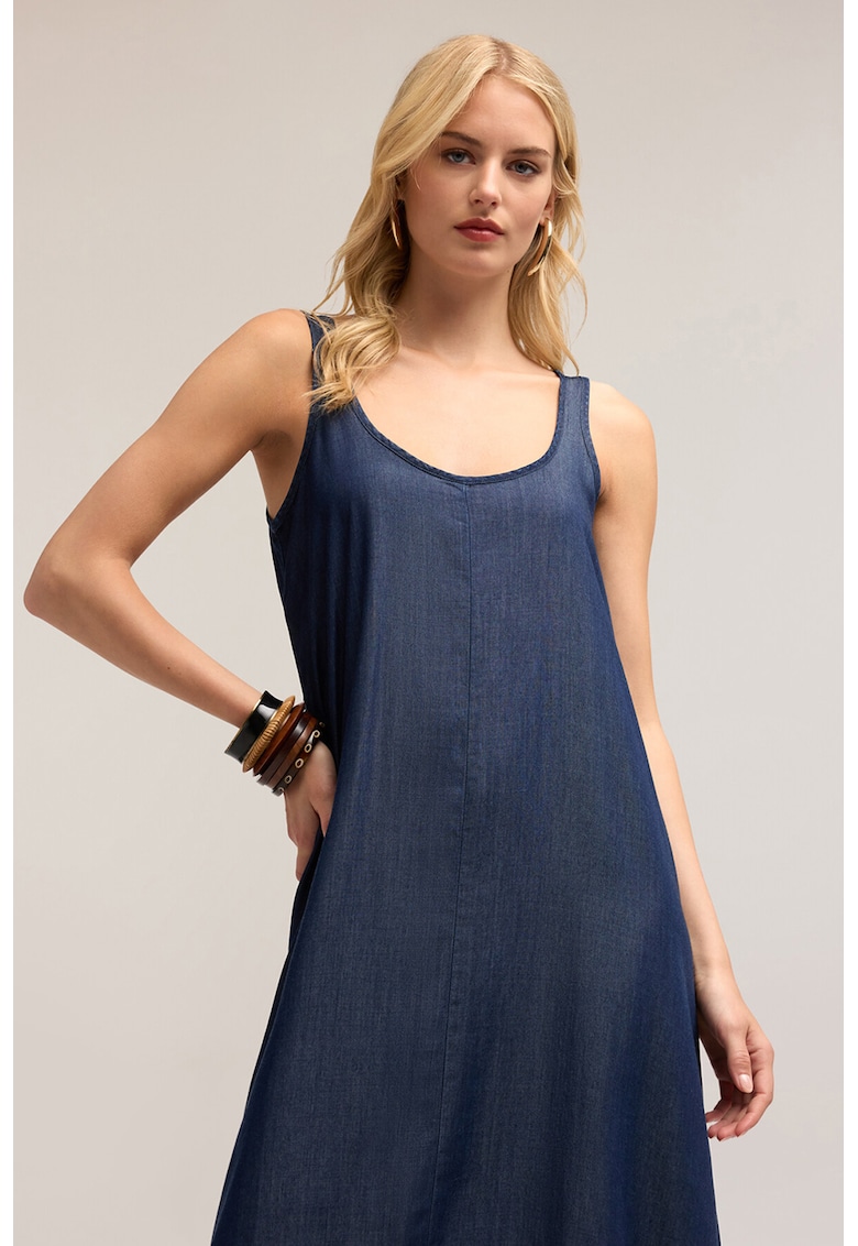 Rochie evazata de lyocell Rochie evazata de lyocell