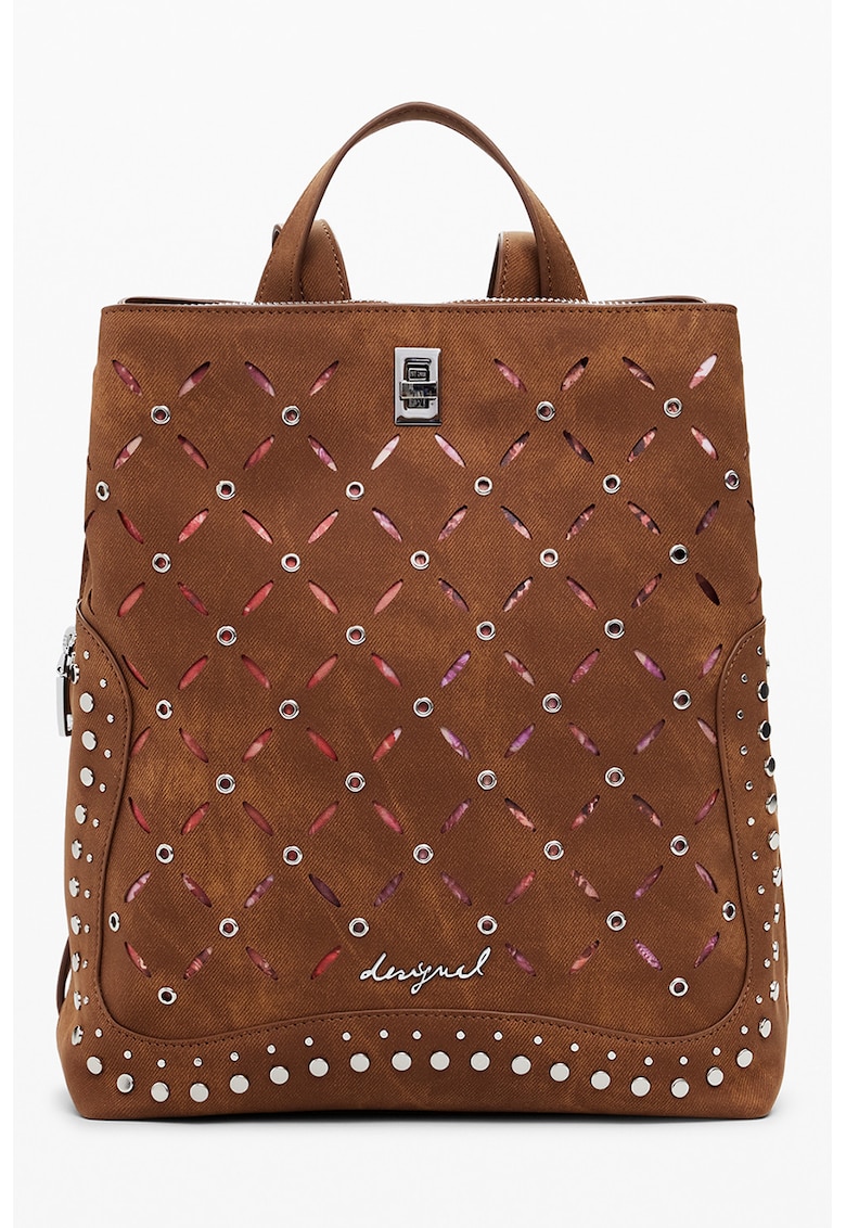 Rucsac de piele ecologica cu perforatii