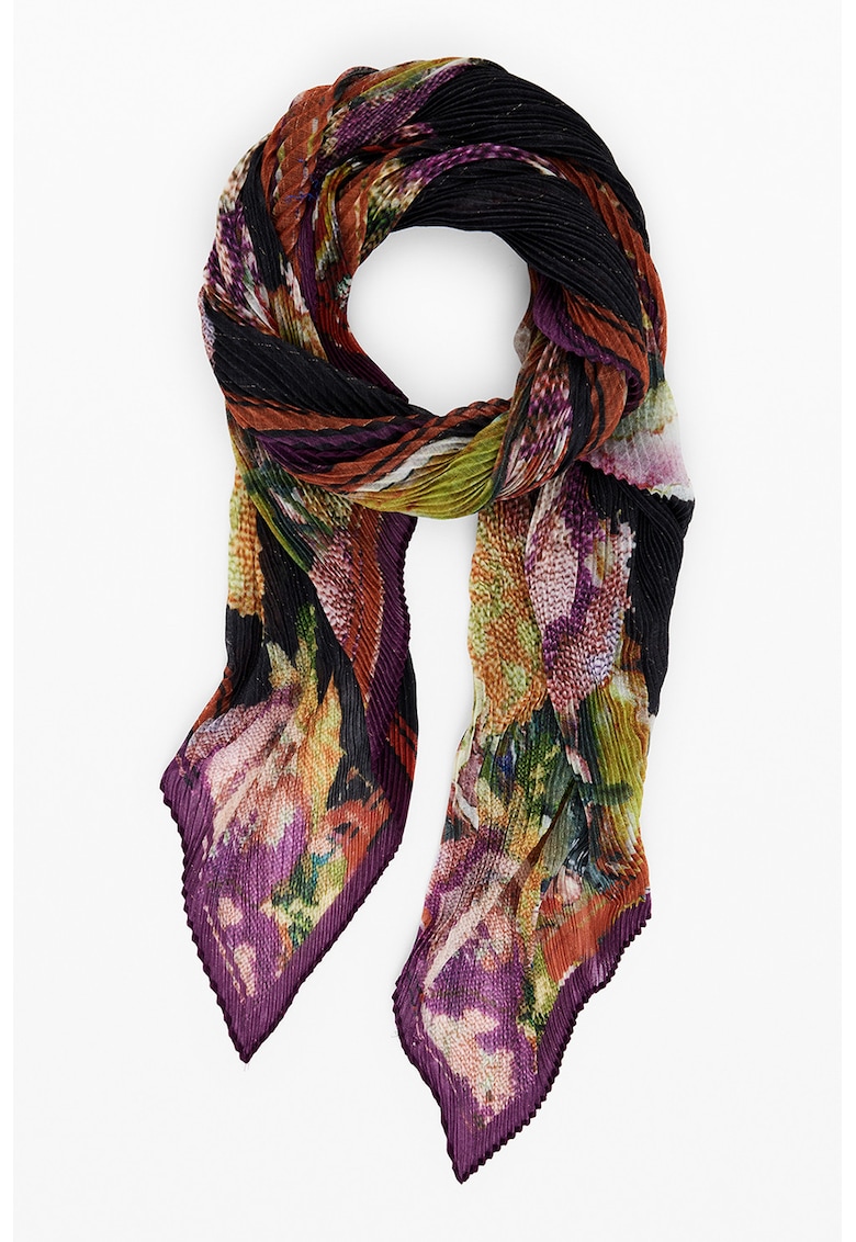 Esarfa cu imprimeu floral