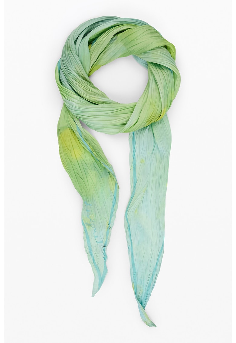 Esarfa in forma de romb cu imprimeu