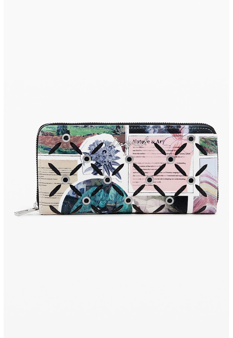 Portofel de piele ecologica cu fermoar