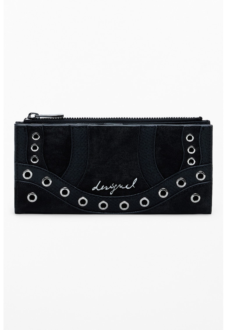 Portofel cu fermoar si logo