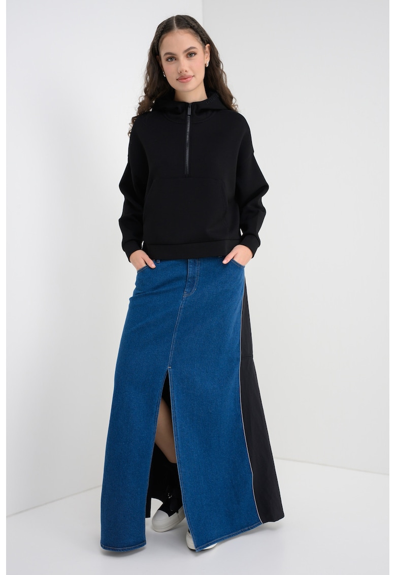 Fusta maxi cu slit frontal