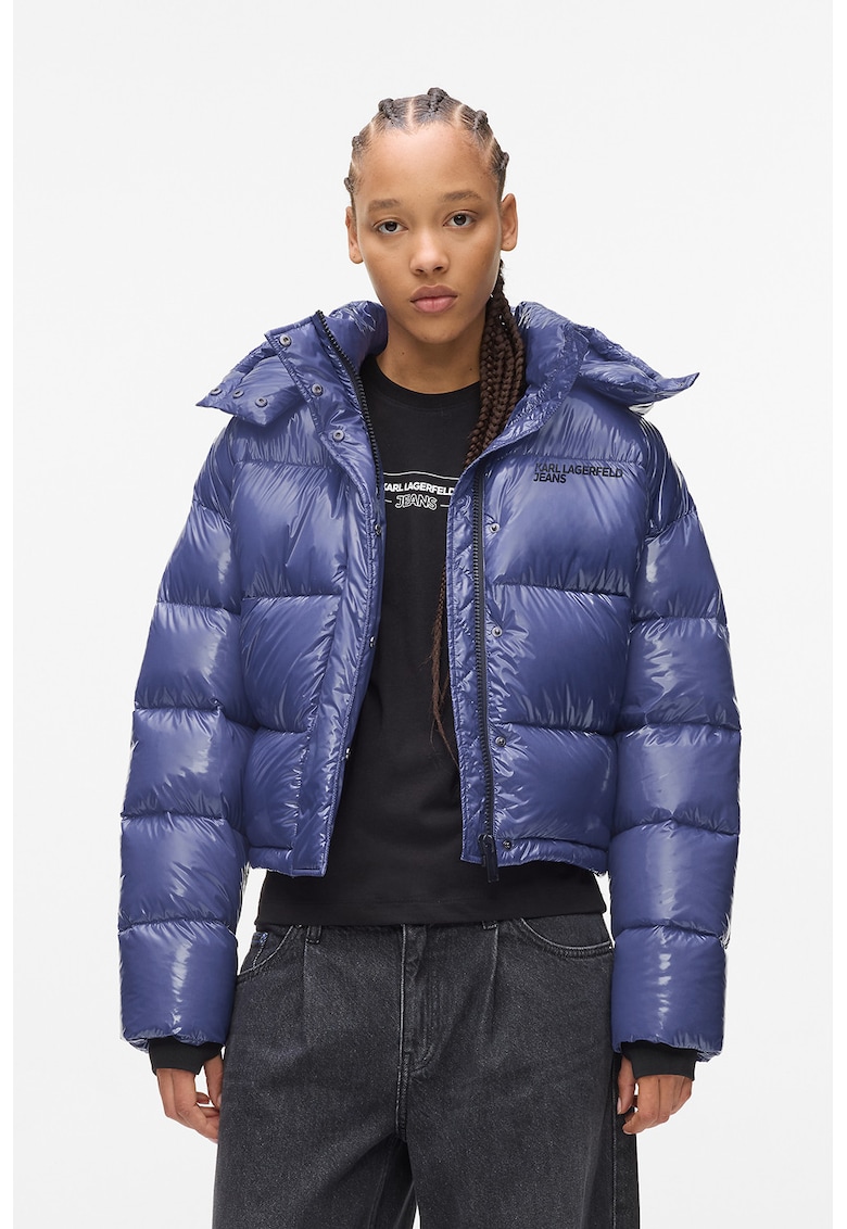 Geaca crop matlasata