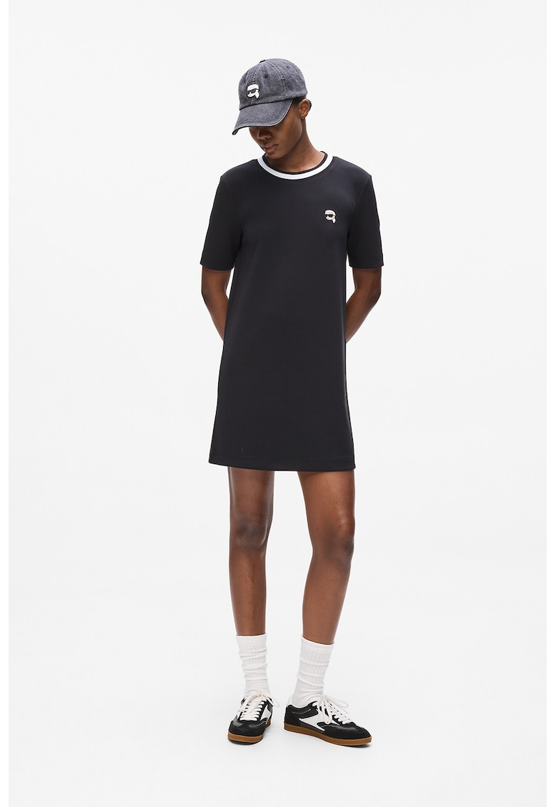 Rochie mini cu detaliu logo