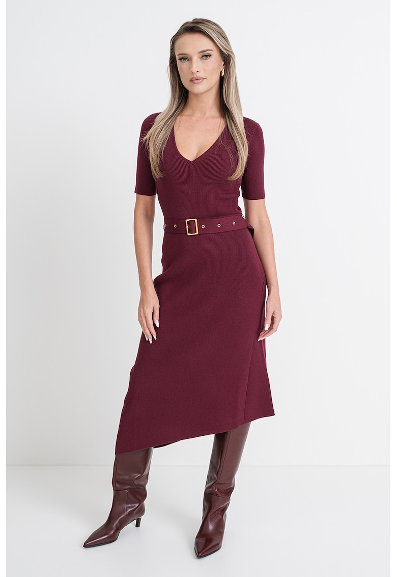 Rochie asimetrica si tricotata fin