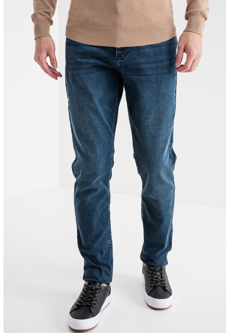 Blugi regular-fit cu buzunare