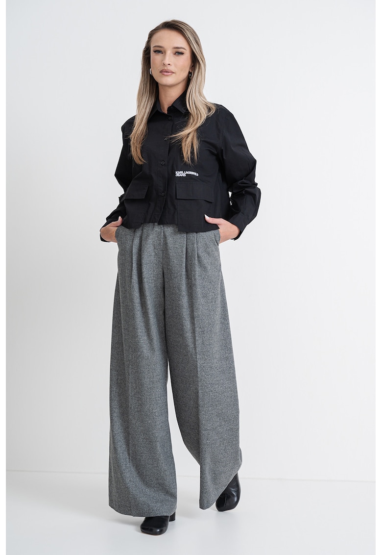 Camasa lejera cu buzunare pe piept