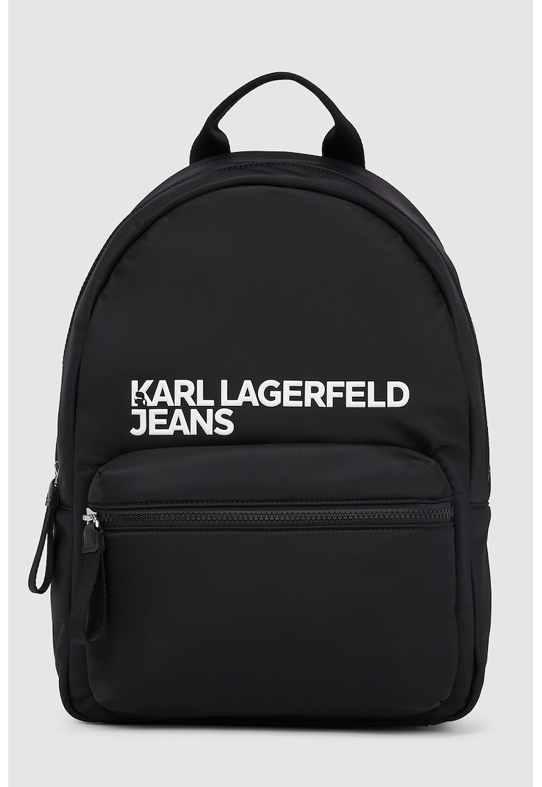 Rucsac cu buzunar exterior si imprimeu logo