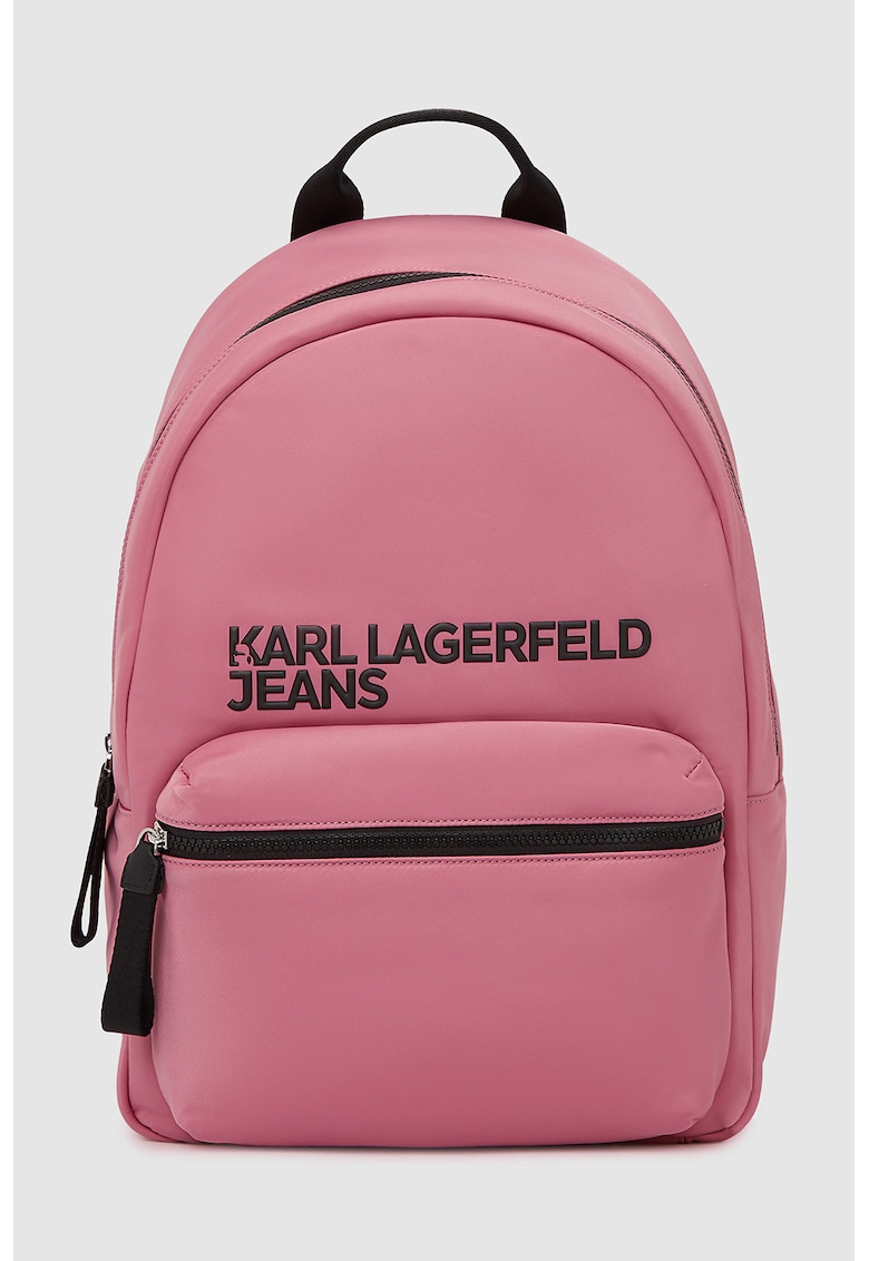 Rucsac cu buzunar exterior si imprimeu logo