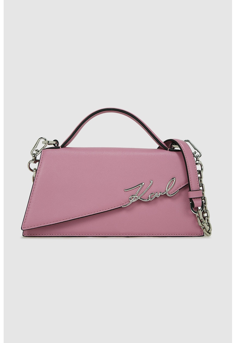 Geanta crossbody din piele Signature Slim Geanta crossbody din piele Signature Slim