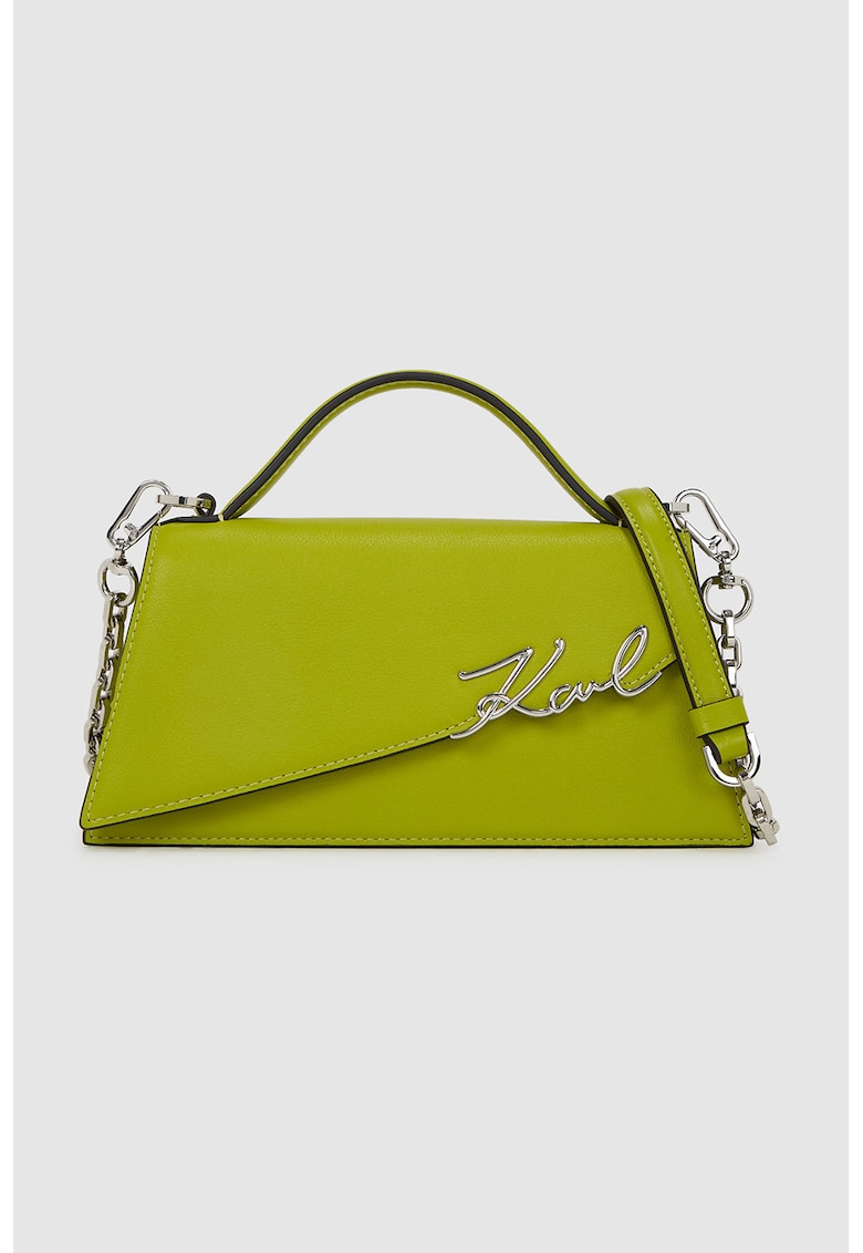 Geanta crossbody din piele Signature Slim Geanta crossbody din piele Signature Slim