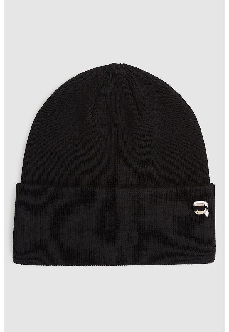 Caciula tricotata fin cu logo