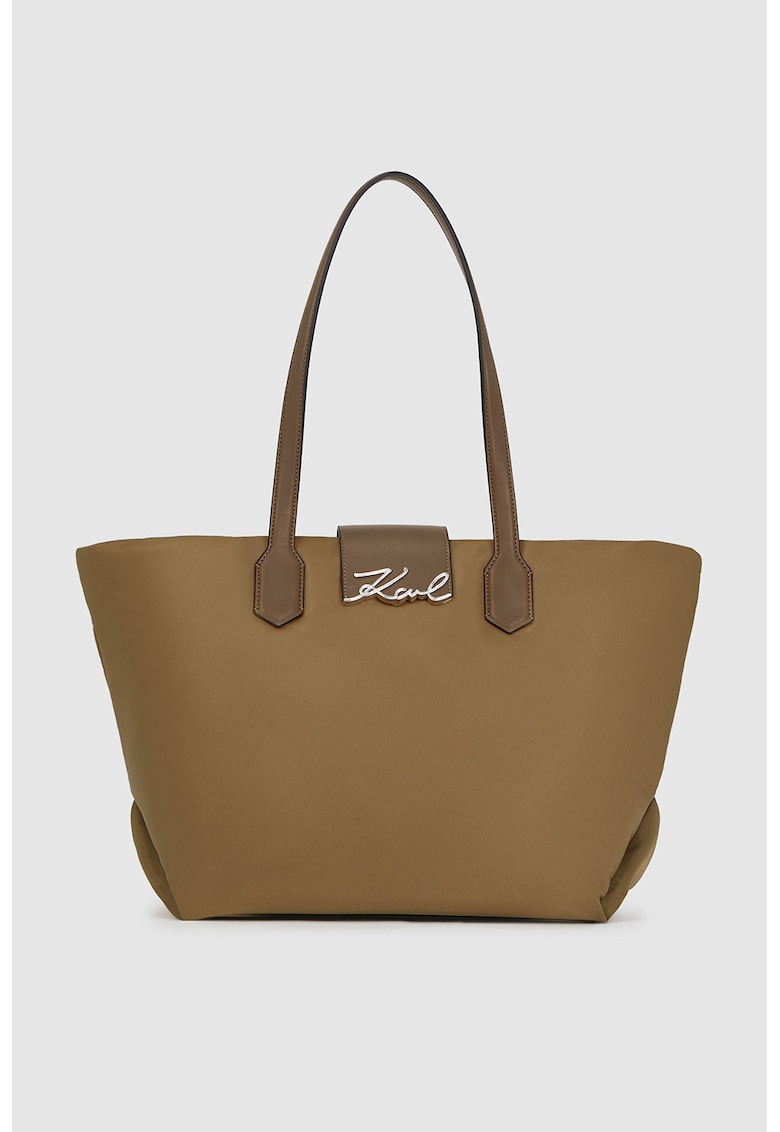 Geanta shopper cu logo metalic