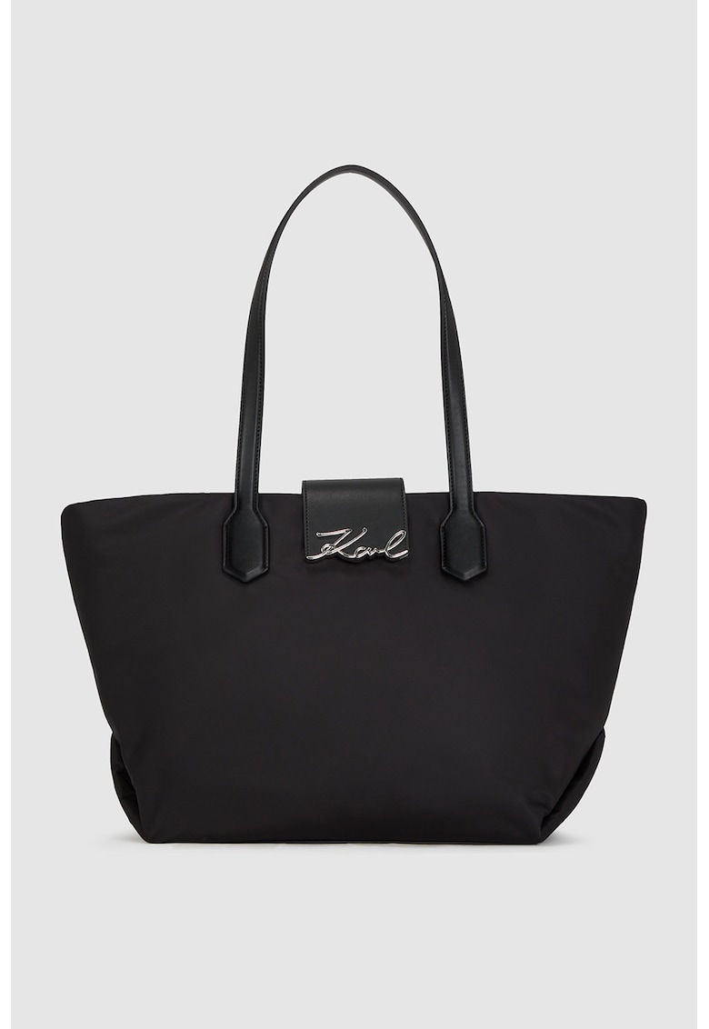 Geanta shopper cu logo metalic