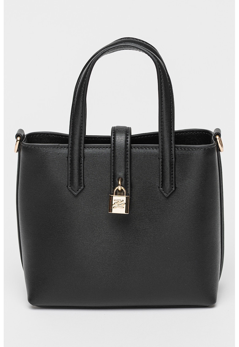 Geanta de piele cu maner Autograph