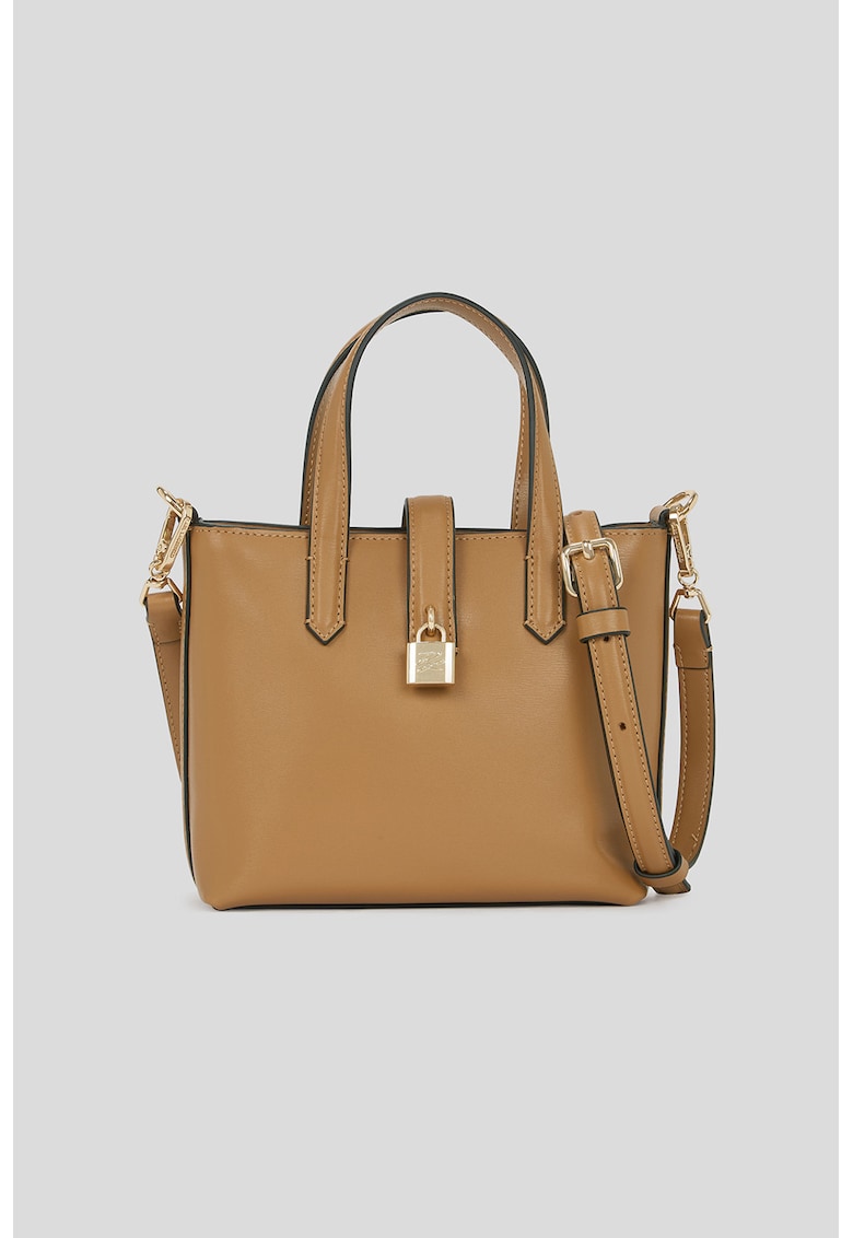 Geanta de piele cu maner Autograph