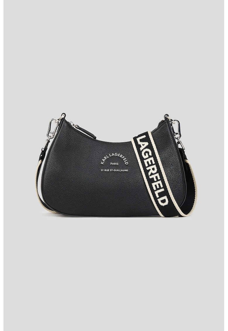 Geanta de piele ecologica cu bareta de umar cu logo