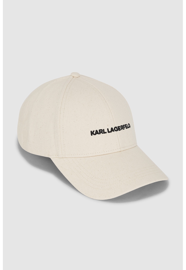 Sapca din amestec de bumbac cu logo brodat