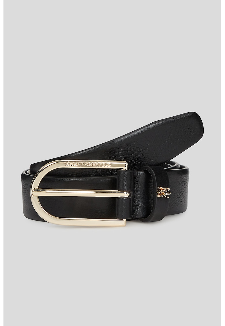 Curea de piele - Negru