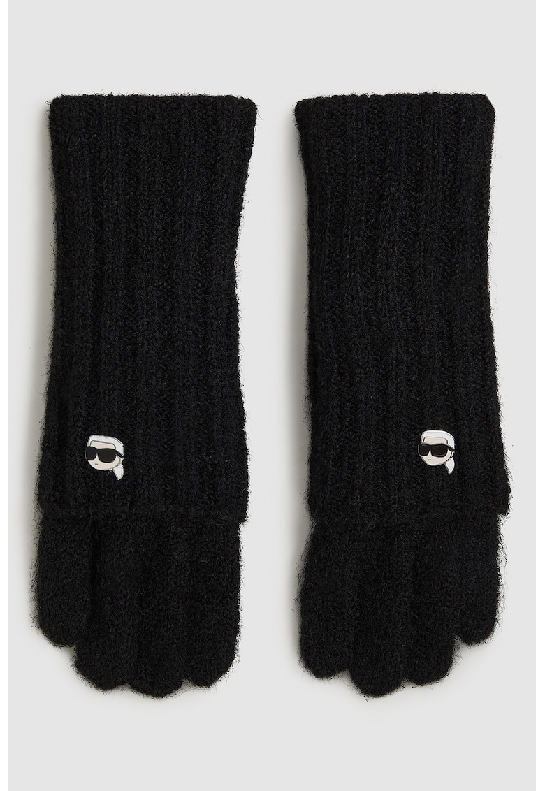 Manusi pufoase din amestec de lana