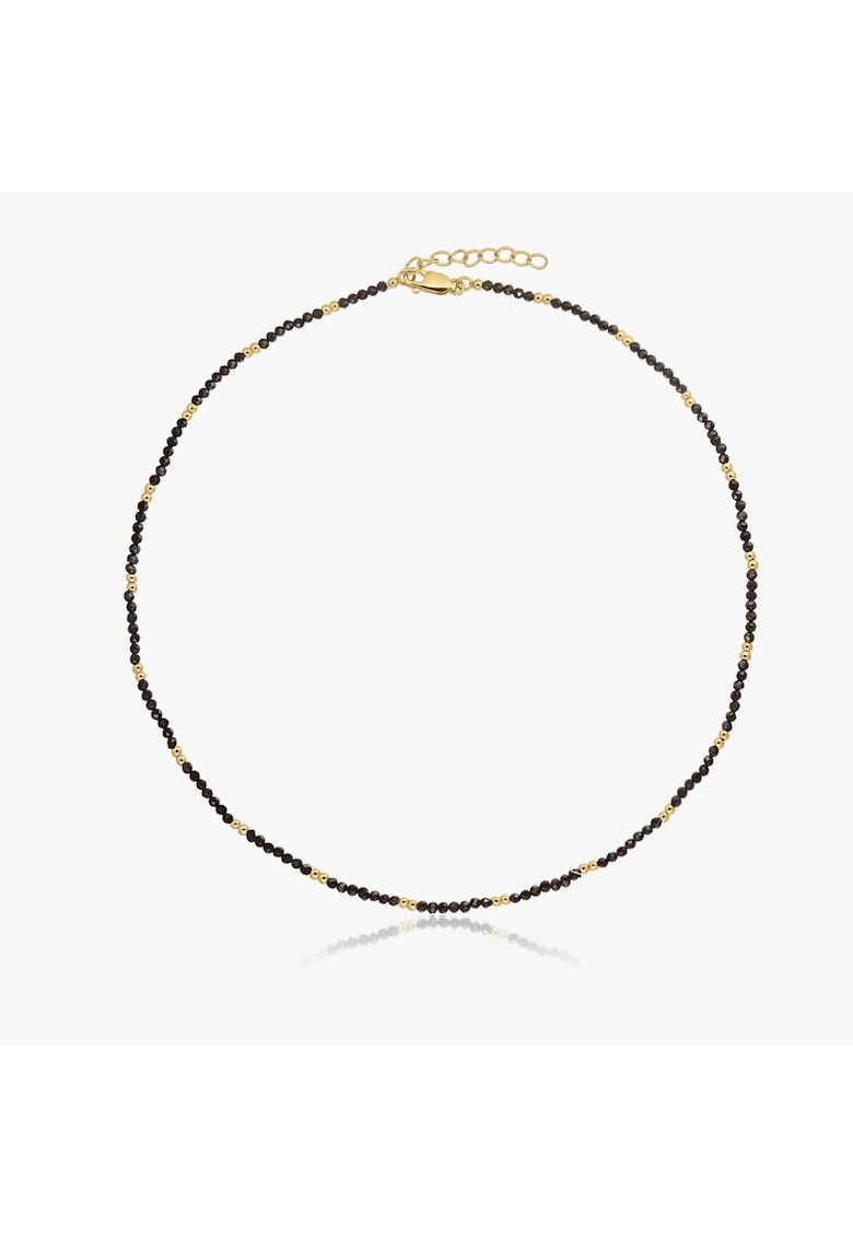 Colier din argint Golden SummerScape – Black Spinel