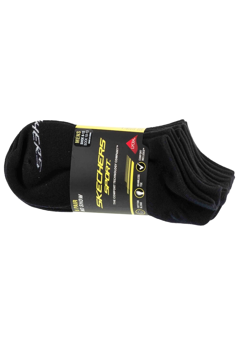 Set sosete - 6pk Men Mn Cotton Nshw Socks S117809-BLK - Negru - 41-46 - 6 buc