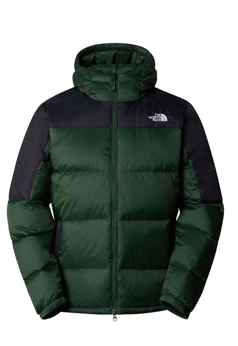 Geaca de iarna cu umplutura din puf si detaliu logo