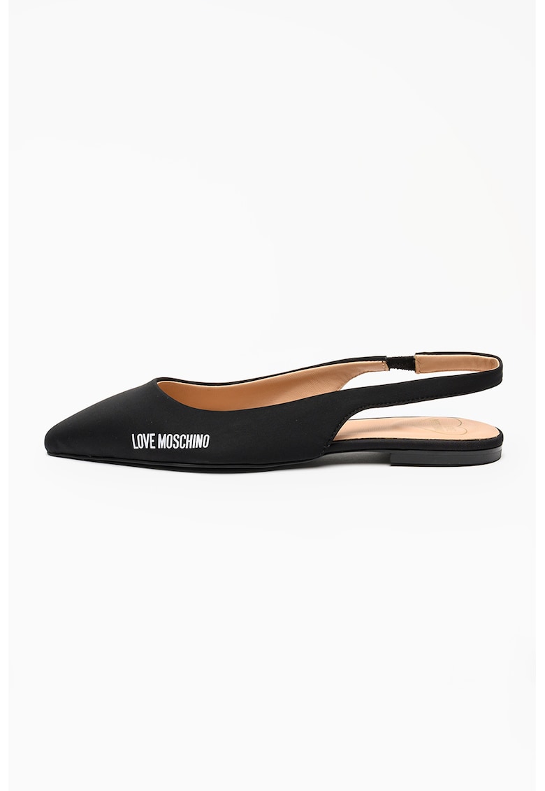 Balerini slingback Sfilata - Negru