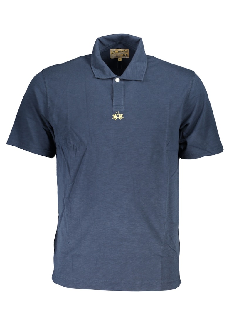 Tricou polo barbati - cu mini logo brodat pe centru - Regular Fit