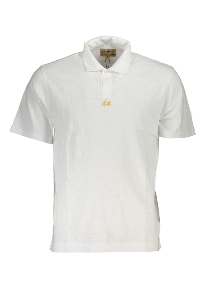 Tricou polo barbati - cu mini logo brodat pe centru - Regular Fit