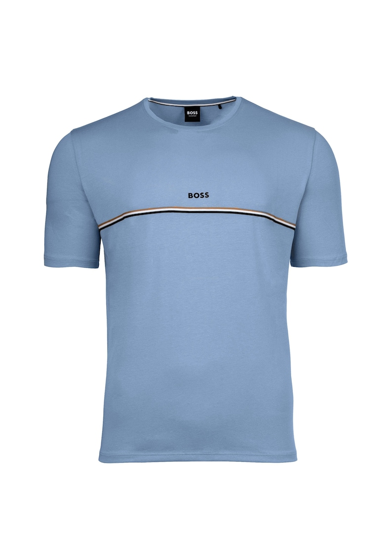 Tricou cu garnitura contrastanta Unique