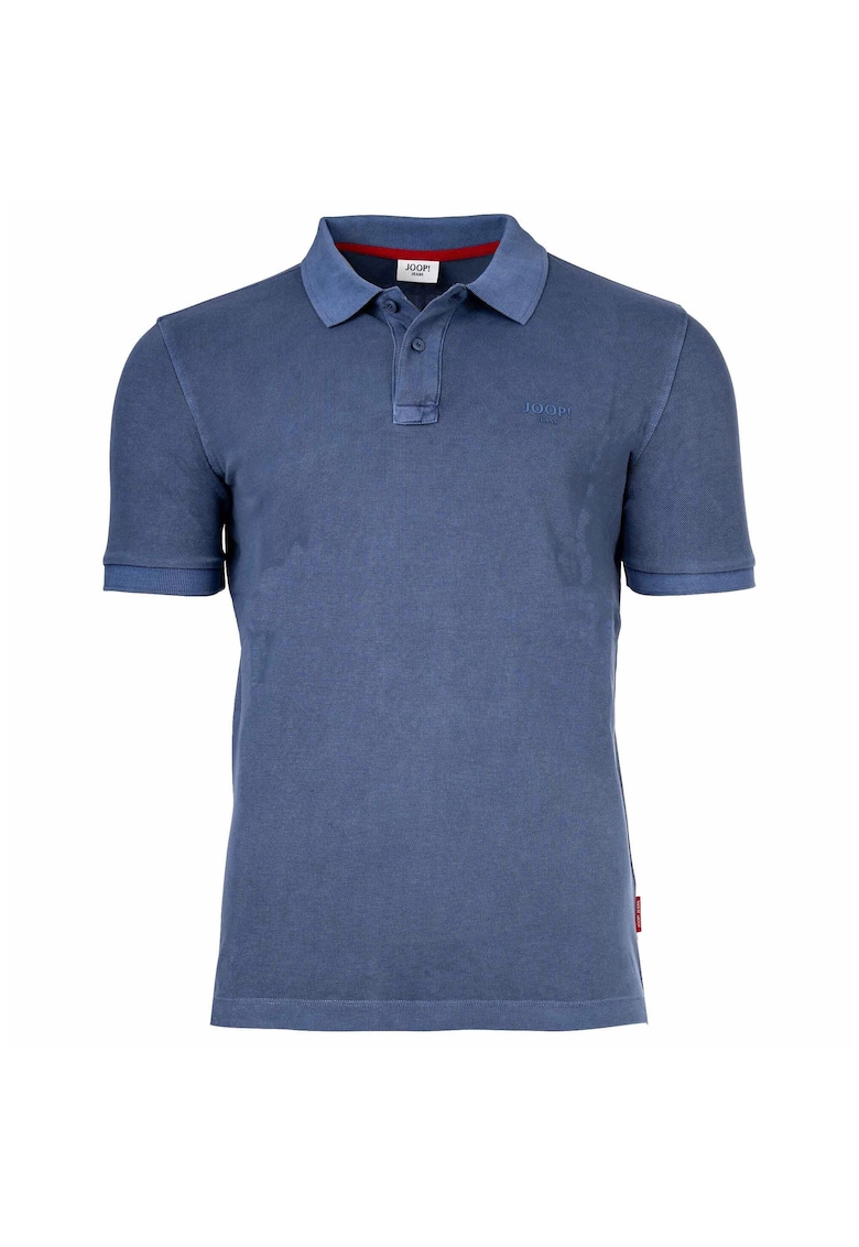 JOOP Jeans Tricou polo din amestec de bumbac organic - Albastru