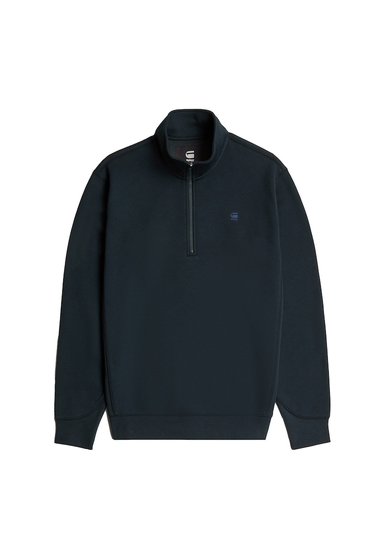 Bluza de trening cu fenta cu fermoar Premium Core - Albastru inchis