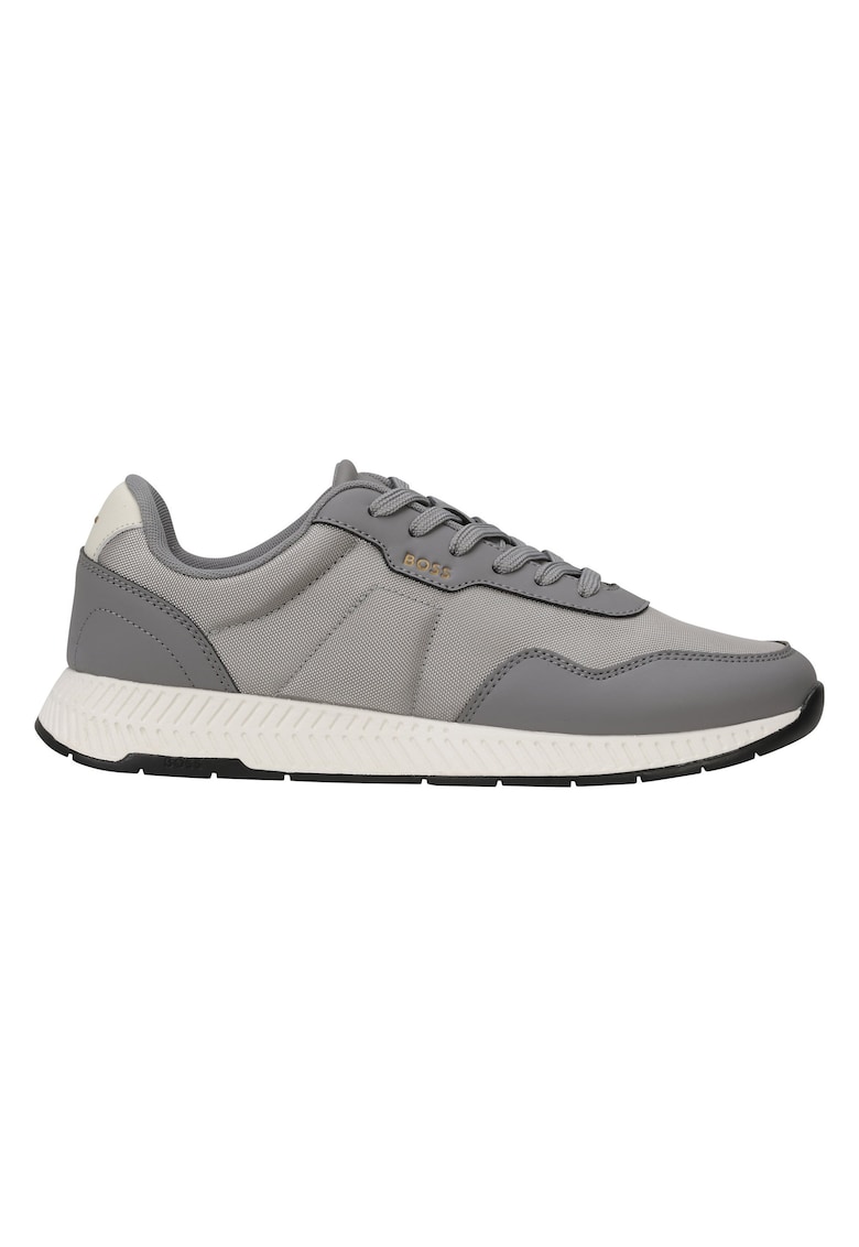 Pantofi sport textili cu logo - Gri