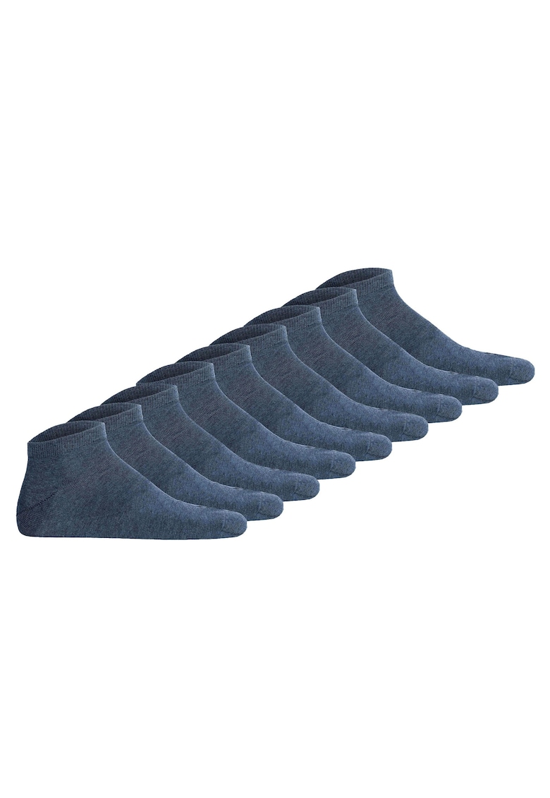Camel Active Set de sosete din amestec de bumbac - 9 perechi - Albastru inchis
