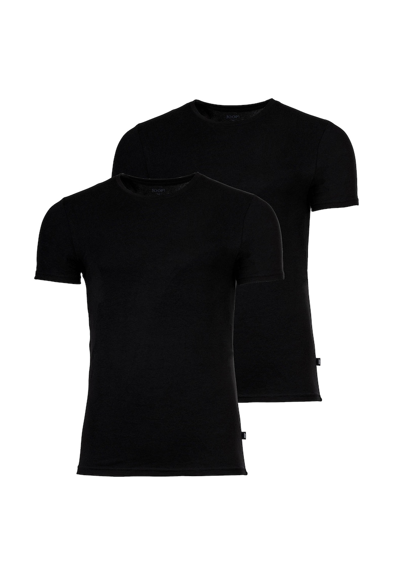 Joop Set de tricouri uni - 2 piese - Negru