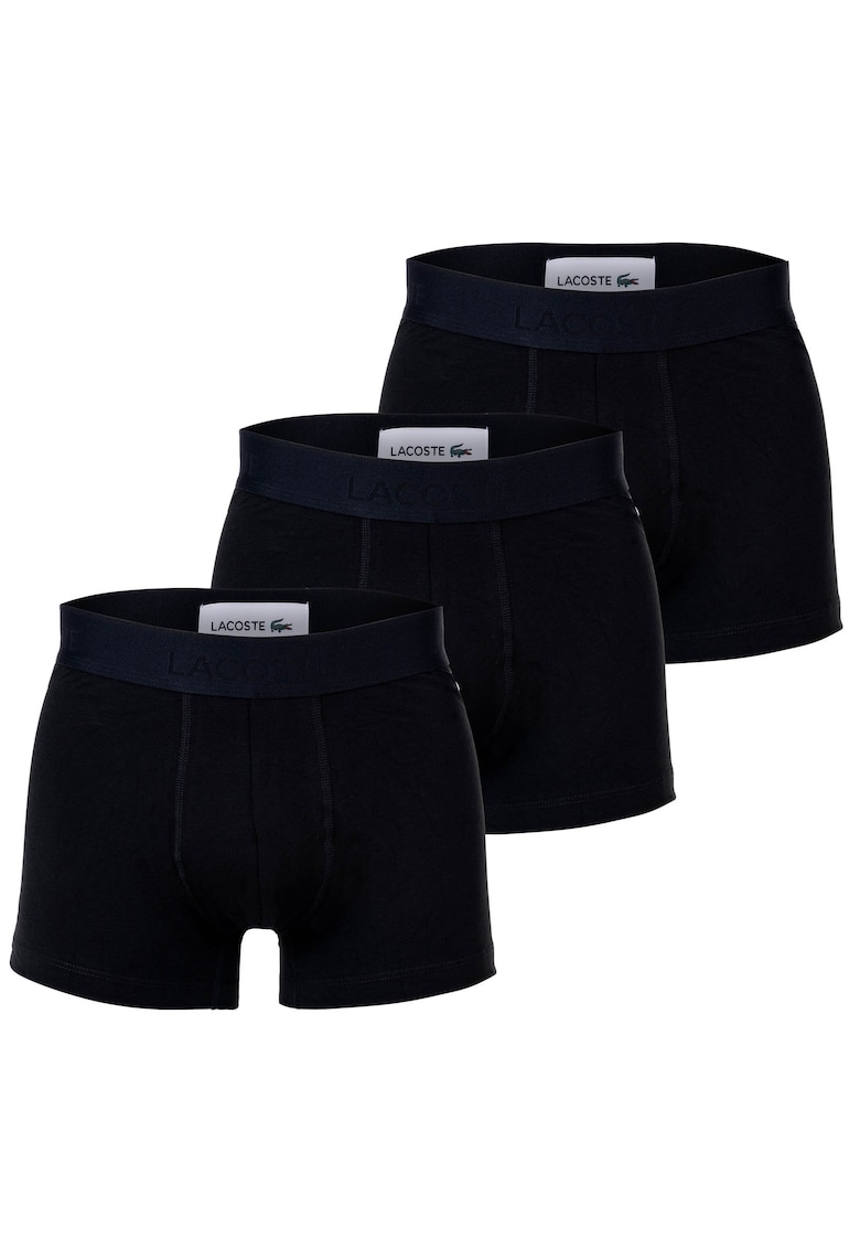 Set de boxeri cu banda elastica in talie - 3 perechi