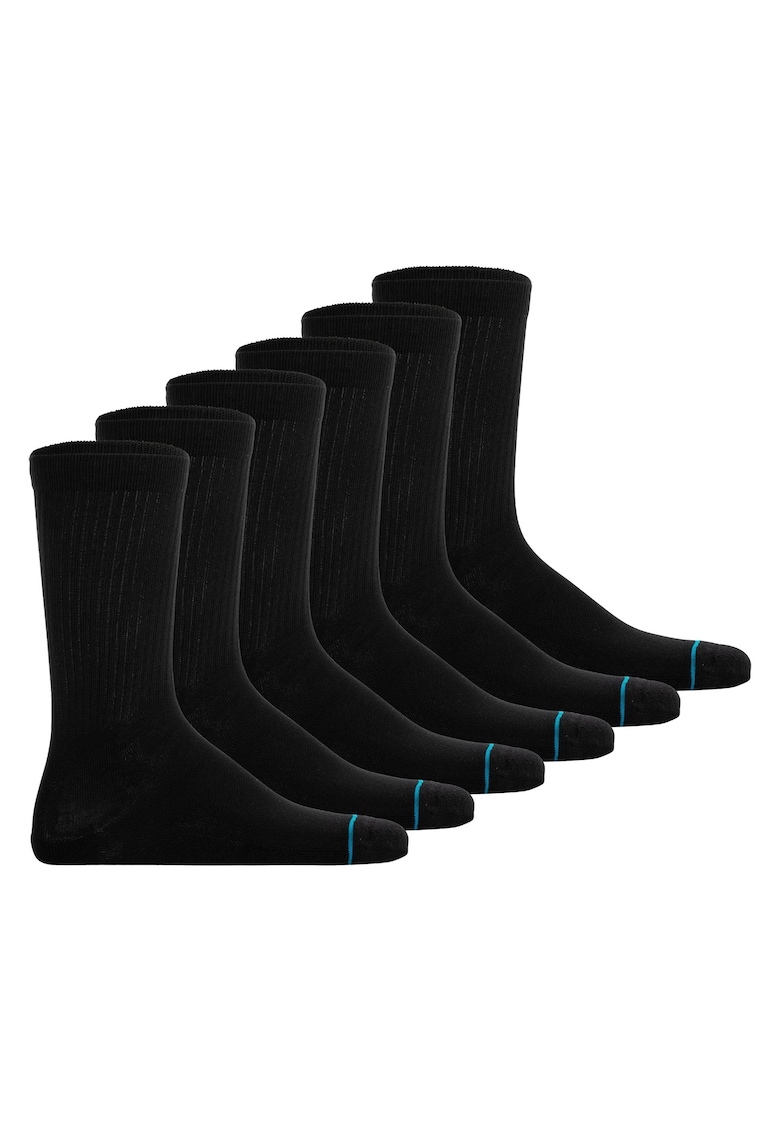 Stance Set de sosete unisex din amestec de modal si lyocell - 6 perechi - Negru