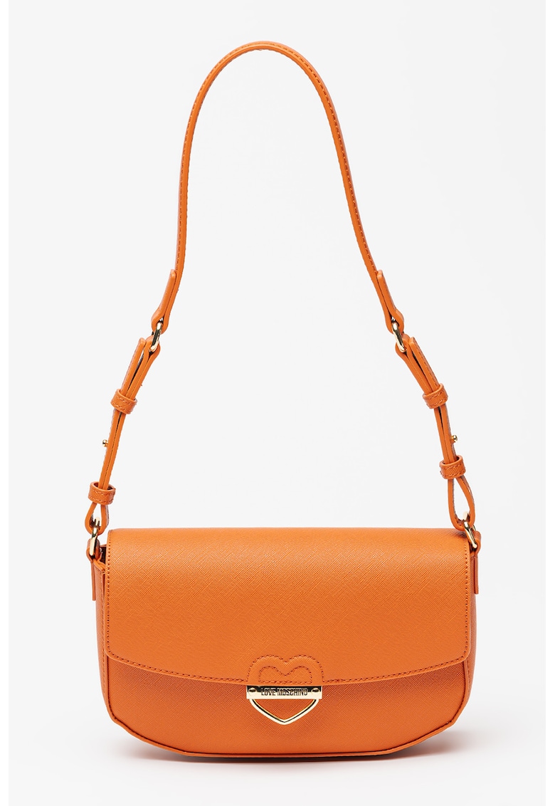 Geanta crossbody din piele ecologica cu clapa