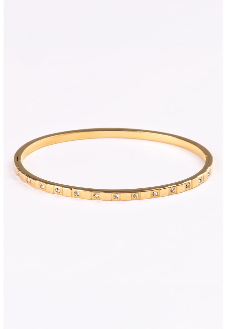 Bratara rigida placata cu aur de 18K - Auriu