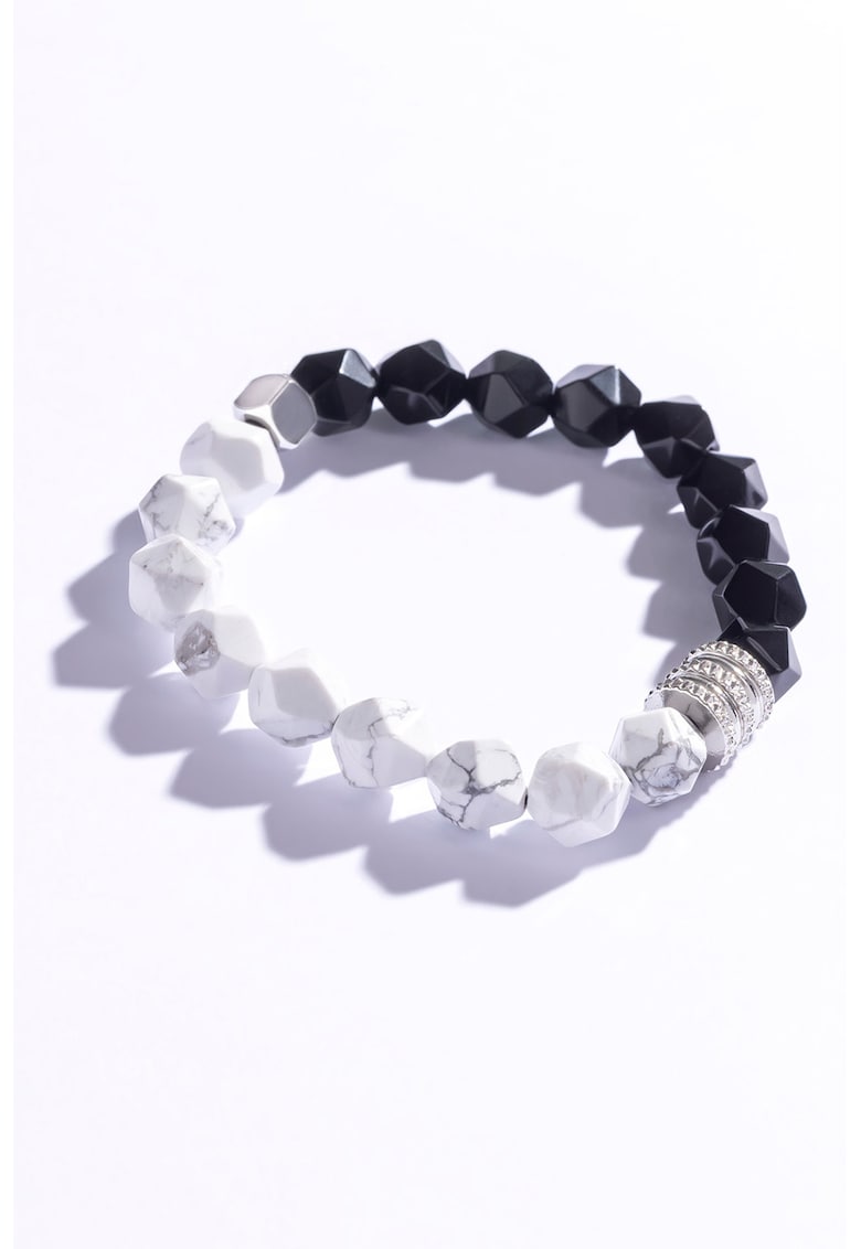 Bratara cu margele howlite Bratara cu margele howlite