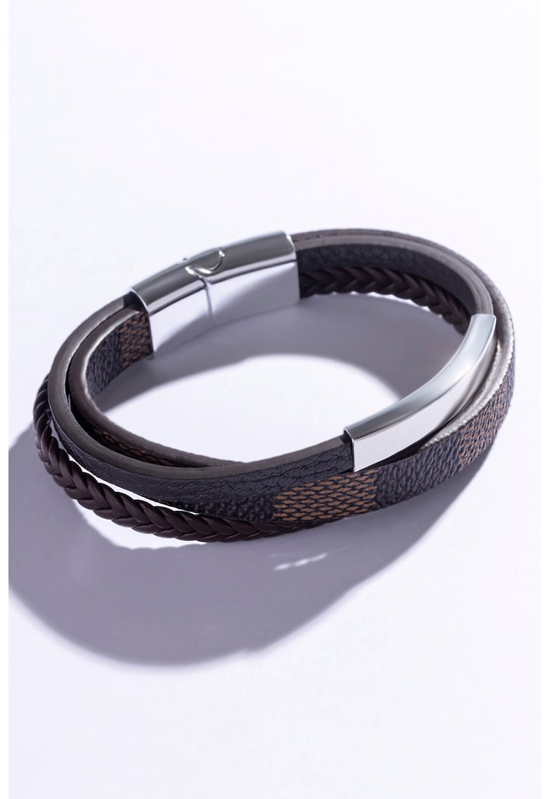 Bratara impletita din piele ecologica