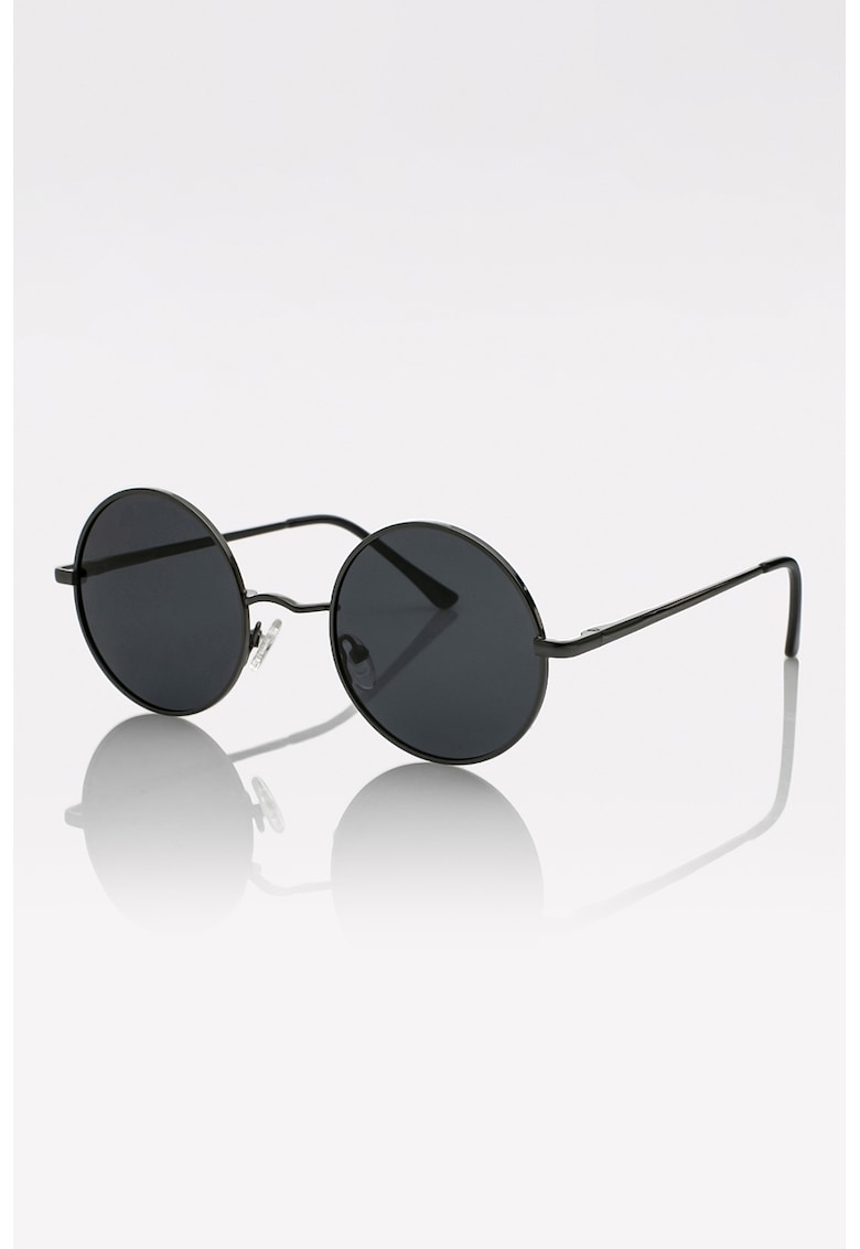 Ochelari de soare unisex cu lentile polarizate si aspect metalic